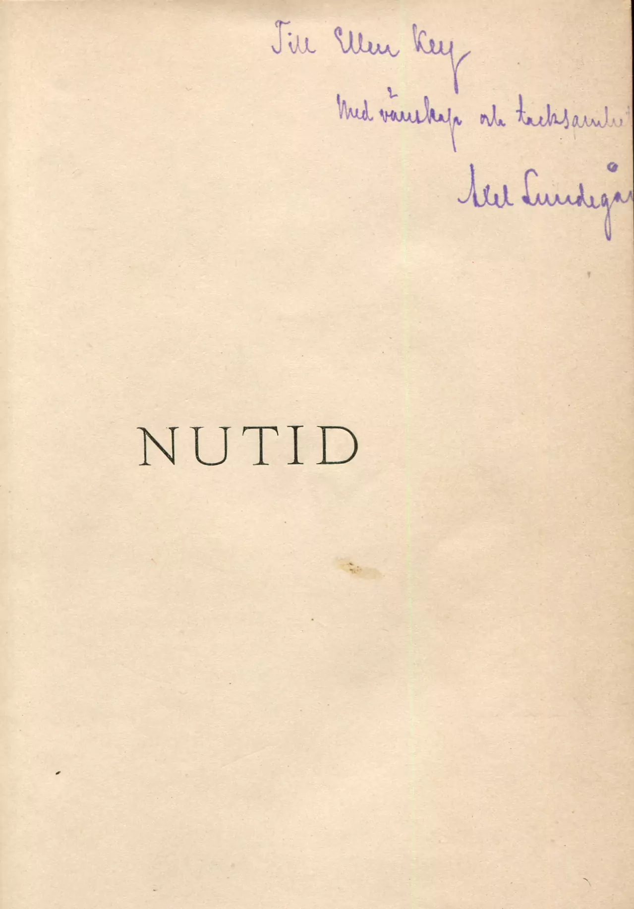 Nutid , Stockholm 1891