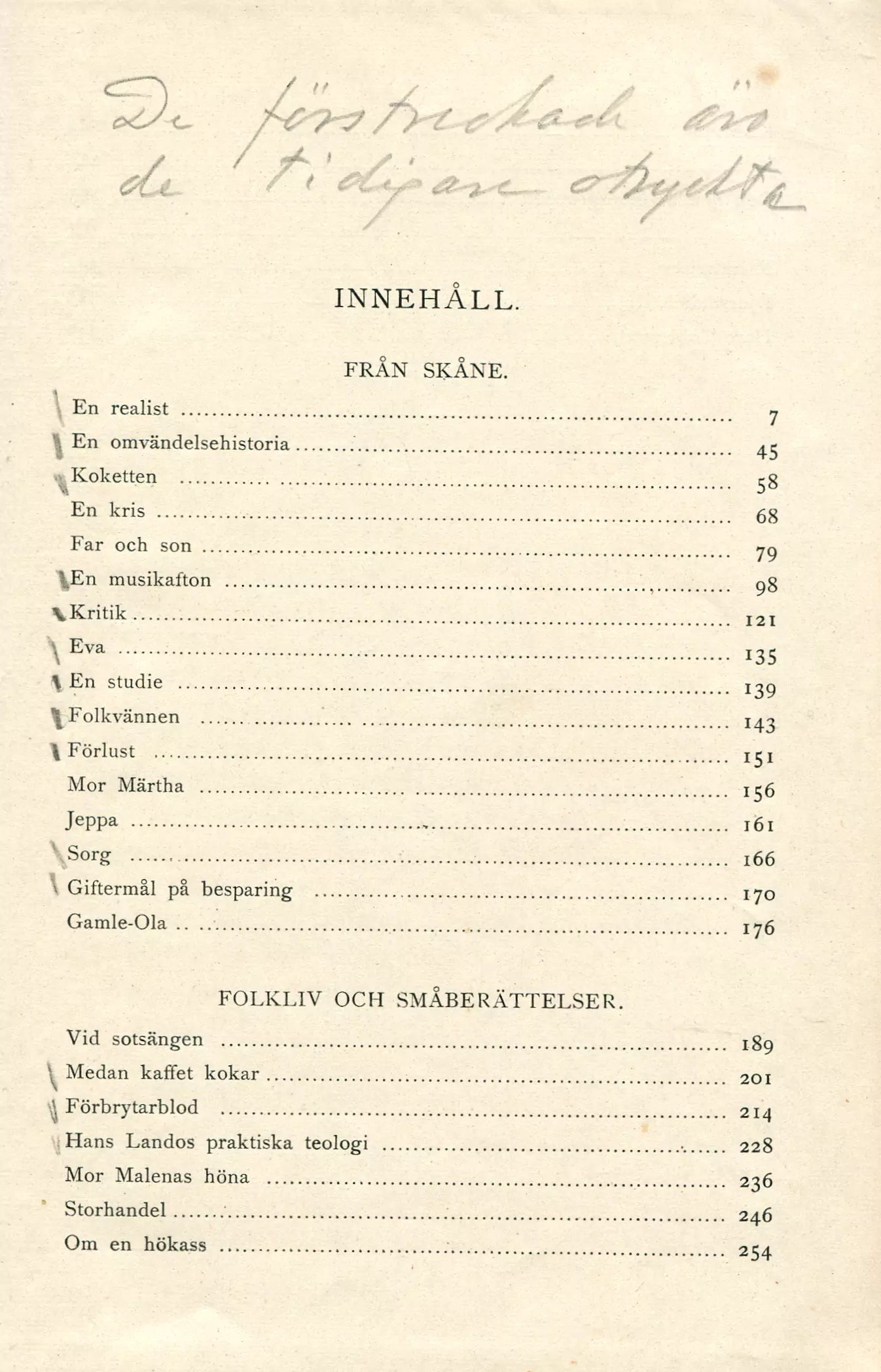 Samlade skrifter Bd 1 Från skåne  4. uppl., Stockholm 1918