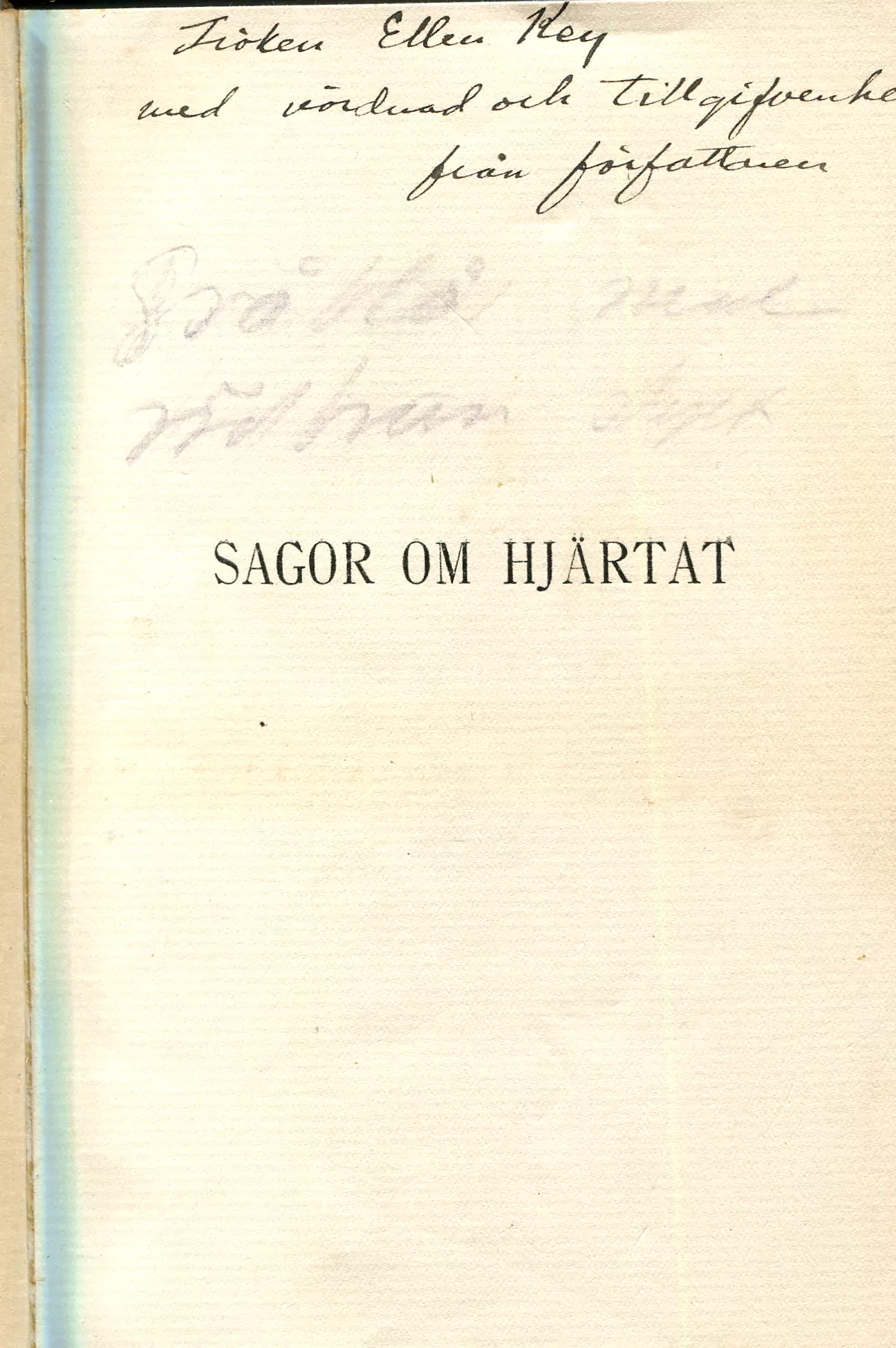 Sagor om hjärtat , Stockholm 1910