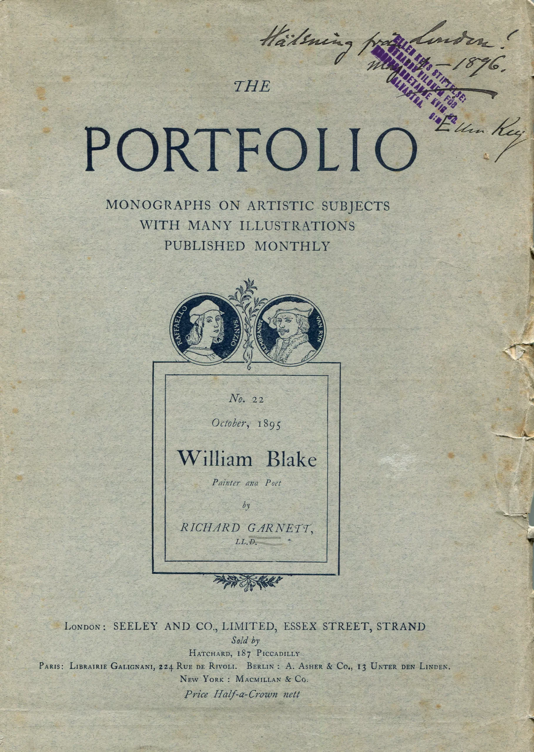 William Blake : painter and poet, London 1895